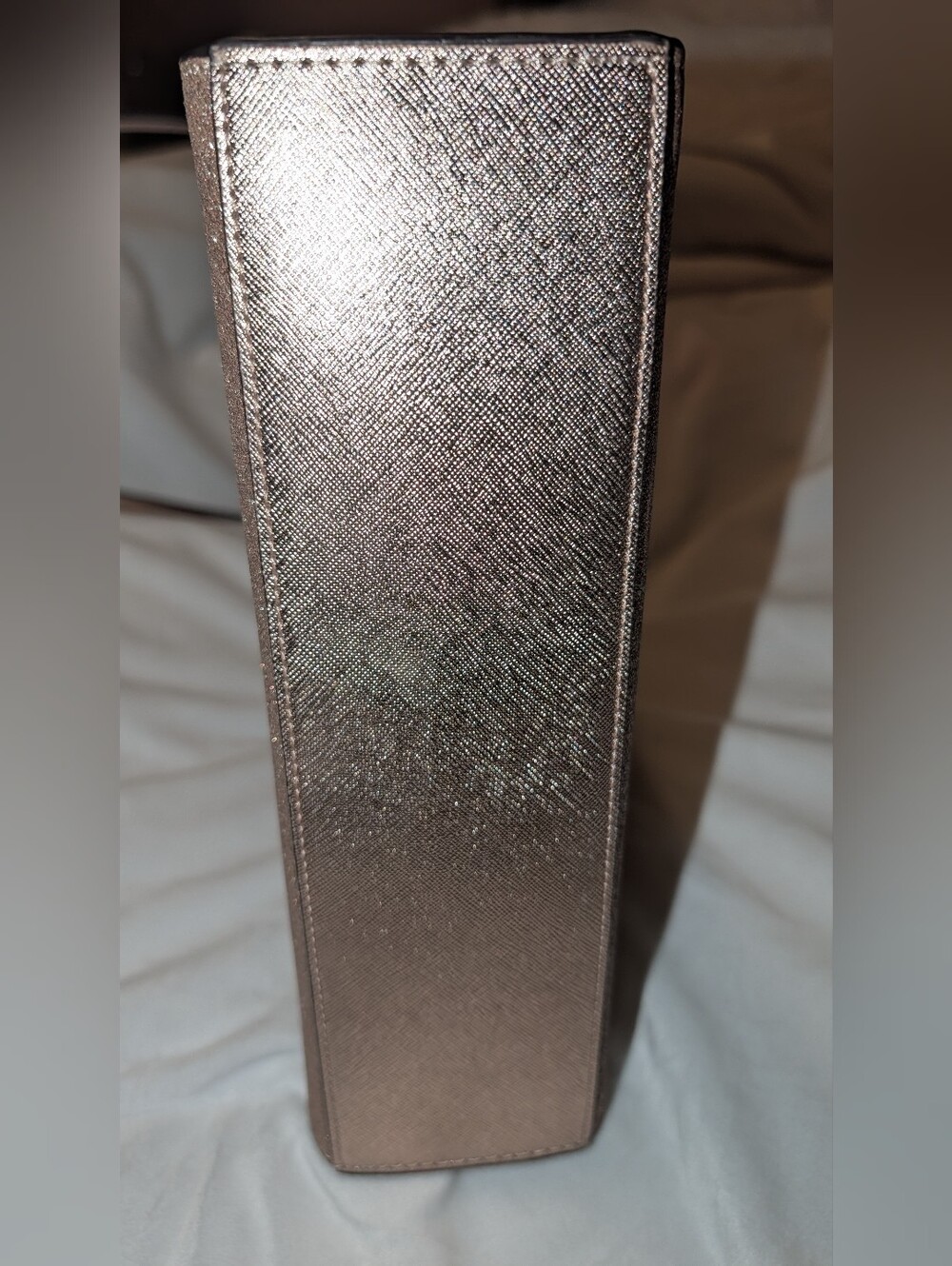 Kate Spade Glitter Tinsel Satchel Crossbody Rose Gold VGC - Picture 13 of 13